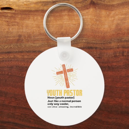 Jugendpastor, Funny Pastor Schlüsselanhänger (Vorderseite)