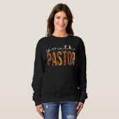Jugendpastor Leopard Squad Cute Herbst Dankeschön Sweatshirt (Vorne ganz)