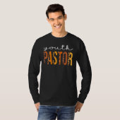 Jugendpastor Leopardengruppe Cute Fall Herbst Dank T-Shirt (Vorne ganz)
