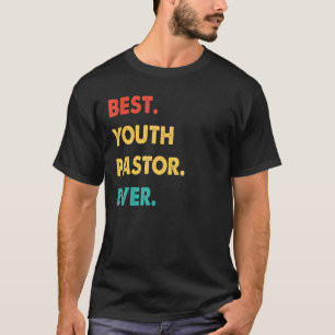 Jugendpastor Profession Retro Bester Jugendpastor  T-Shirt