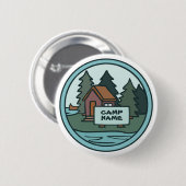 Jugendsommerlager Inselkabine mit Sonderzeichen Button (Vorne & Hinten)