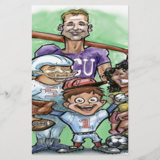 Jugendsport Briefpapier (Vorderseite)