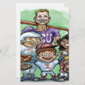 Jugendsport Briefpapier (Vorne/Hinten)