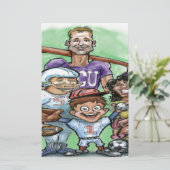 Jugendsport Briefpapier (Stehend Vorderseite)