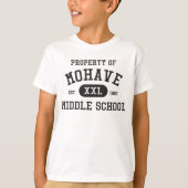 Jugendsport-tek Eigentum von Mohave M.S. T - Shirt (Vorderseite)