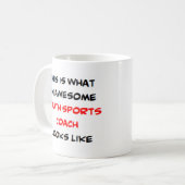 Jugendsporttrainer, phantastisch kaffeetasse (Vorderseite Links)