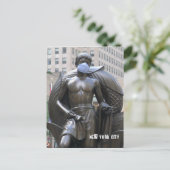 Jugendstatue mit Gesichtsmaske - NYC V Postkarte (Stehend Vorderseite)