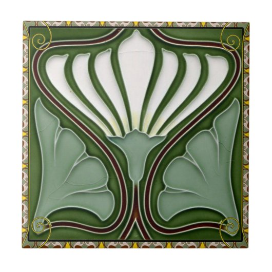 Jugendstil 2001 fliese (Vorderseite)