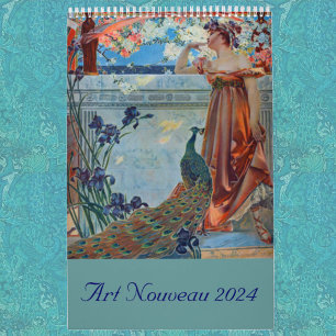 Jugendstil 2024 Kalender