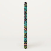 Jugendstil-abstrakte Christi-Kommode aquamarin Case-Mate iPhone Hülle (Hinten/Rechts)