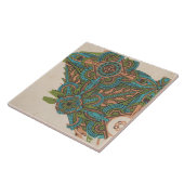 Jugendstil-abstrakte Christi-Kommode Fliese (Seite)