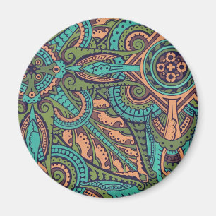 Jugendstil abstraktes Muster Christopher Dresser Magnet