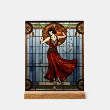 Jugendstil-Acrylglas-Wandkunst