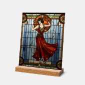 Jugendstil-Acrylglas-Wandkunst Acrylschild (Winkel)