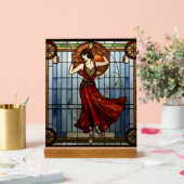 Jugendstil-Acrylglas-Wandkunst Acrylschild (Hochzeit)