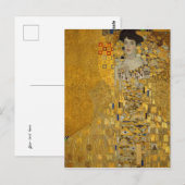 Jugendstil Adele Bloch-Bauer I von Klimt Postkarte (Vorne/Hinten)