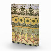 Jugendstil-Alphonse mucha fuschia Fotoblock (Rechts)