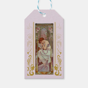Jugendstil Alphonse Mucha Night's Erholung Geschenkanhänger