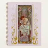 Jugendstil Alphonse Mucha Night's Erholung Planer (Vorderseite)