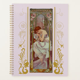 Jugendstil Alphonse Mucha Night's Erholung Planer