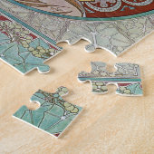Jugendstil-Alphonse Mucha Puzzle (Seite)