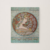 Jugendstil-Alphonse Mucha Puzzle (Vertikal)