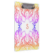 Jugendstil Alphonse Mucha Salon farbenfroh Mädchen Klemmbrett (Rechts)