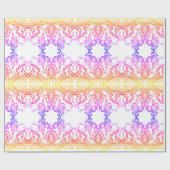 Jugendstil Alphonse Mucha Salon Pastellfarben Geschenkpapier (Flach)