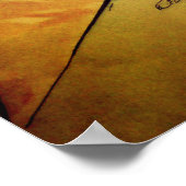 Jugendstil Alphonse Mucha Vintage Jugendstil Poster (Ecke)