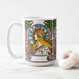 Jugendstil Alphonse Mucha - Zodiac Art Deco Kaffeetasse