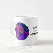 Jugendstil Ansuz Rune Tasse - INSPIRATION! (Vorderseite Links)