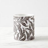 Jugendstil Antik Botanisches Blumenmuster Kaffeetasse (Mittel)