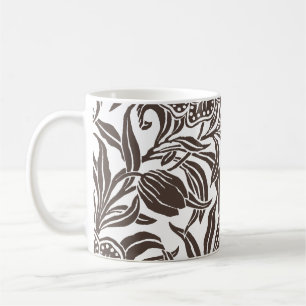 Jugendstil Antik Botanisches Blumenmuster Kaffeetasse