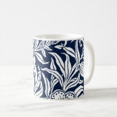 Jugendstil Antikes Botanisches Blumenmuster Kaffeetasse (VorderseiteRechts)