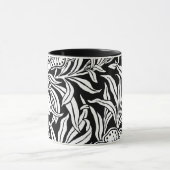 Jugendstil Antikes Botanisches Blumenmuster Tasse (Zentrum)