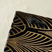 Jugendstil, Art Deko, Fanmuster, Bronze, Gold, bl Strandtuch (Beispiel)