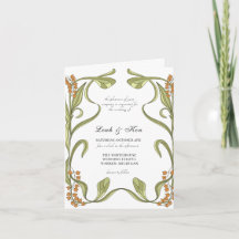Jugendstil Art Floral Wedding UAWG