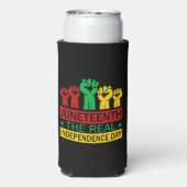 Jugendstil-Art Pan Africa Farben Selters Dosenkühler (Seltzer Rückseite)