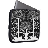 Jugendstil-Baum Bartmuster Beardsley Laptopschutzhülle (Vorne Rechts)