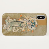 Jugendstil-Beauty mit Chrystanthemen Case-Mate iPhone Hülle (Rückseite (Horizontal))
