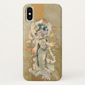 Jugendstil-Beauty mit Chrystanthemen Case-Mate iPhone Hülle (Rückseite)