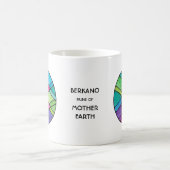 Jugendstil Berkano Rune Tasse – MUTTER ERDE! (Mittel)