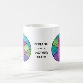 Jugendstil Berkano Rune Tasse - MUTTER ERDE! (Mittel)