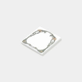 Jugendstil Bezaubernd Post-it Klebezettel (angewinkelt)