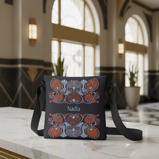 Jugendstil-Bildlauf Personalisiert Tragetaschen Mit Langen Trägern