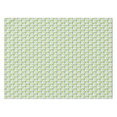 Jugendstil-Blau Ipomoea Tapetenwerfer Tischdecke (Vorderseite (Horizontal))