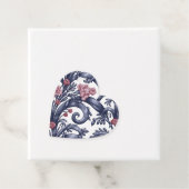 Jugendstil Blau Rosa Geschenkanhänger (Beispiel)