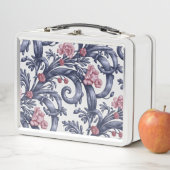 Jugendstil Blau Rosa Lunchbox (Beispiel)