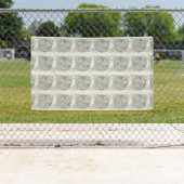 Jugendstil-Blume Blumenminimalismus Banner (Insitu)