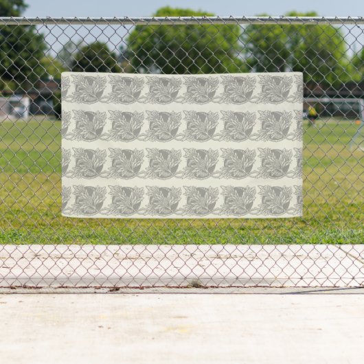 Jugendstil-Blume Blumenminimalismus Banner (Insitu)